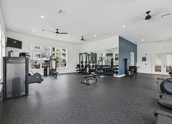 State Of Art Fitness Center at The Exchange at Crestview Apartments, Crestview, Florida
