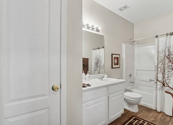 White Bathroom at Carrington Park at Lake Lanier, Gainesville, GA