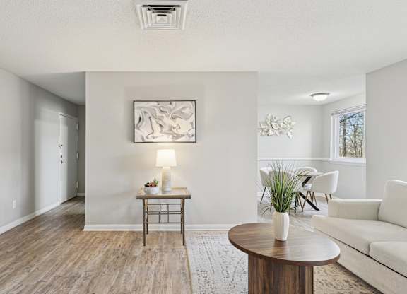 Living Room at Casa de Luna Apartments, Raleigh, NC