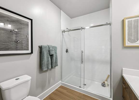 Modern Bathroom at The Exchange at Crestview Apartments, Crestview, Florida