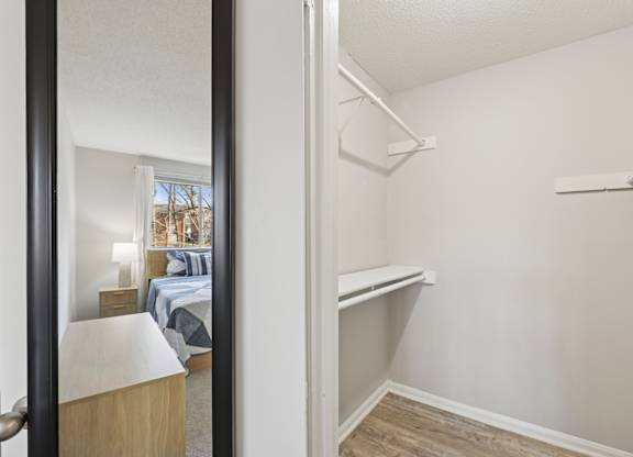 Walk-in Closet at Casa de Luna Apartments, Raleigh, NC