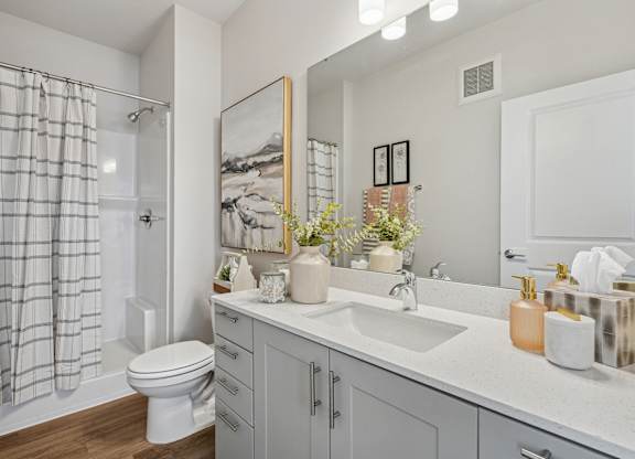Bathroom at The Parker Aiken Apartments, Aiken, 29801