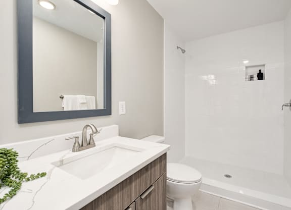 Bath in Bathroom at The 600 Apartments, Birmingham, AL