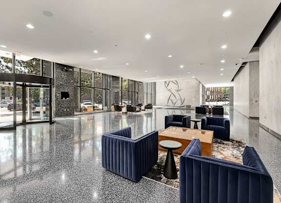 Lobby Lounge at The 600 Apartments, Birmingham, Alabama