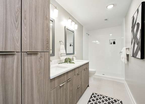 Main Bathroom at The 600 Apartments, Alabama, 35203