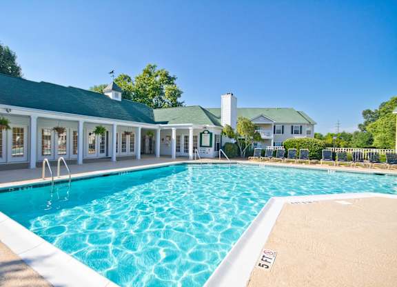 Swimming Pool at Viera Aiken Apartments in Aiken, SC.