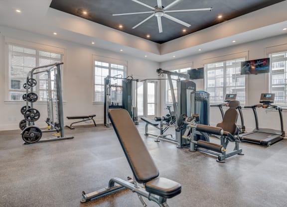 Overlook at Riverside Gym with Weights