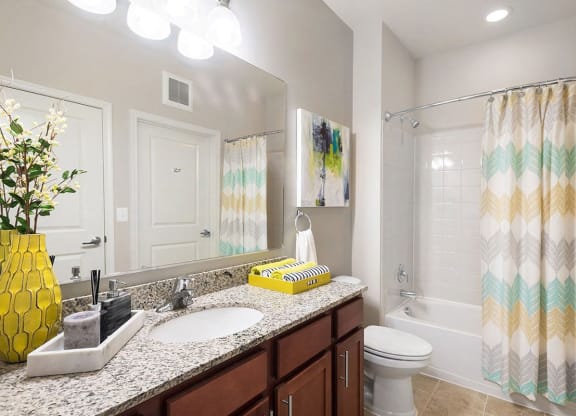 Classic bathroom at the Flats at Neabsco