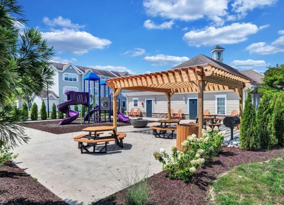 our apartments showcase a playground