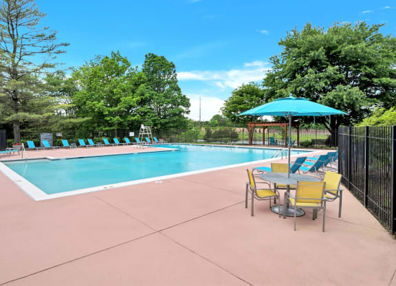 The pool at Waterside at Reston.