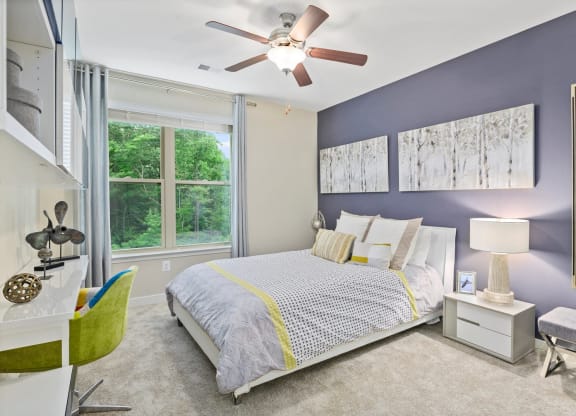 Bedroom at the Flats at Neabsco