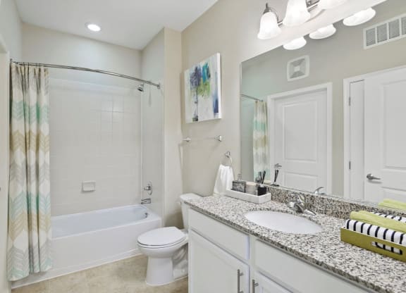 Bathroom at the Flats at Neabsco