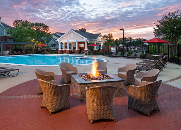 Fire Pit with Cozy Seating