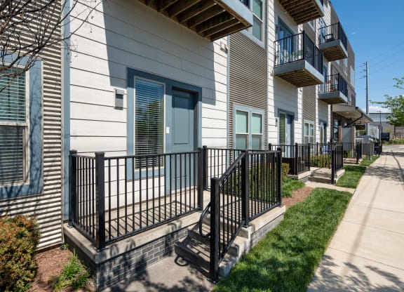 our apartments offer a porch for you to enjoy