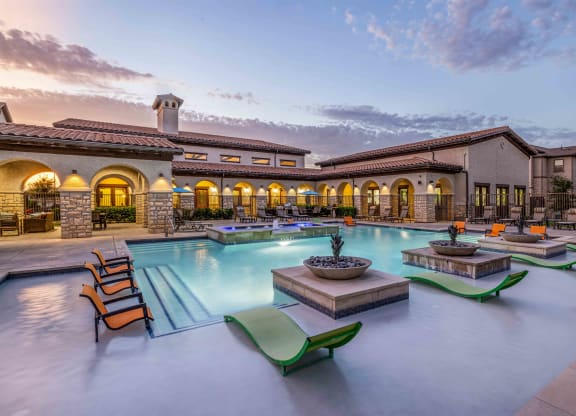 resort inspired pool