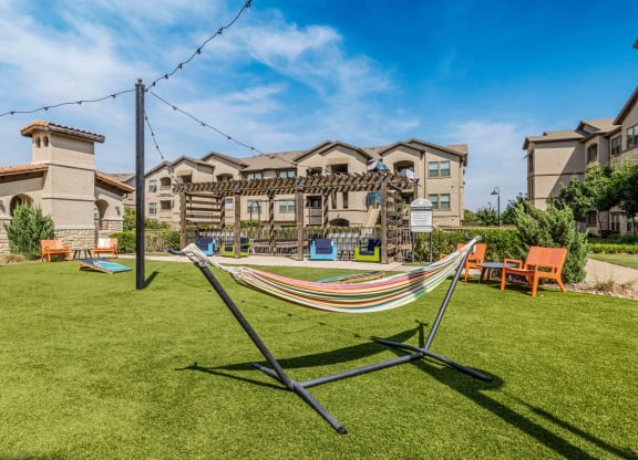 Yard Game and Lounge Area