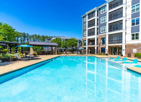 our apartments offer a swimming pool in front of our building