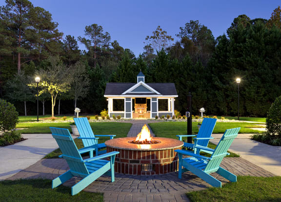 Fire Pit with Cozy Seating