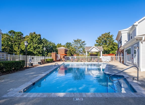 the swimming pool at our apartments