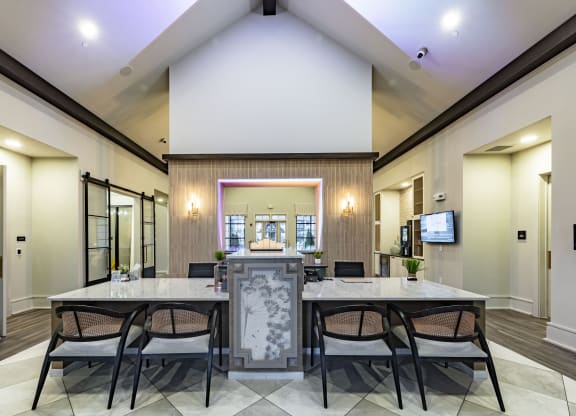 Welcoming Leasing Lobby