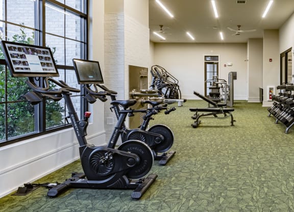 the gym at the westminster apartments