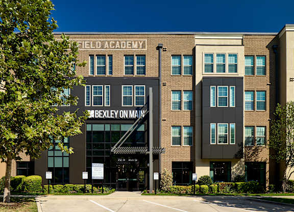 A building with the words Field Academy on the top of it.