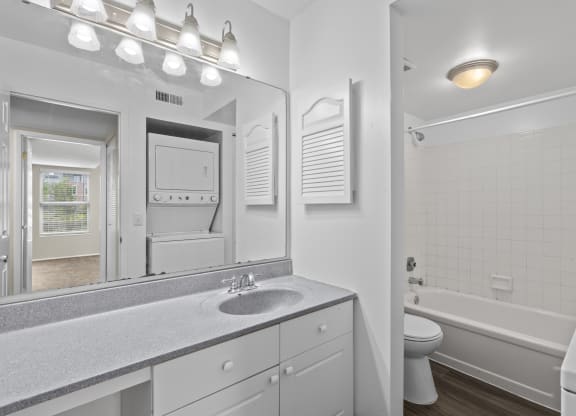 Bathroom with a sink and a bathtub at Creve Coeur, Creve Coeur, MO