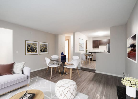 living and dining at Glen at Burnsville, Burnsville Minnesota
