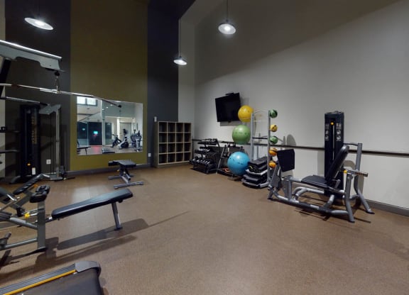 Cardio Studio Equipment at Heritage at Waters Landing, Germantown, MD