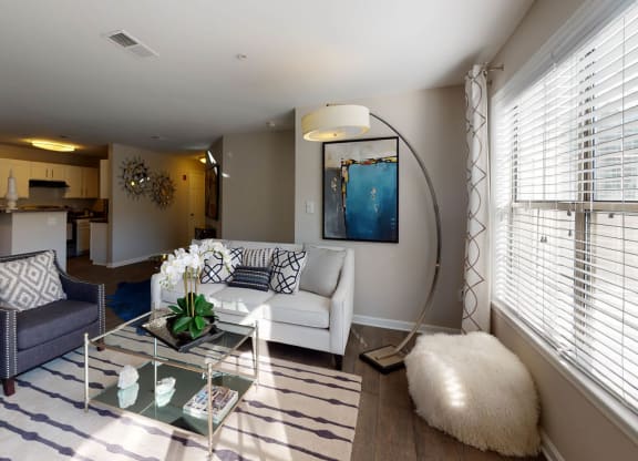 Living Room at Heritage at Waters Landing, Germantown, 20874