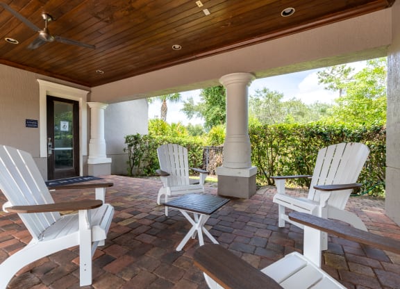 Outdoor Seating Area at Heritage Bay, Jensen Beach, FL