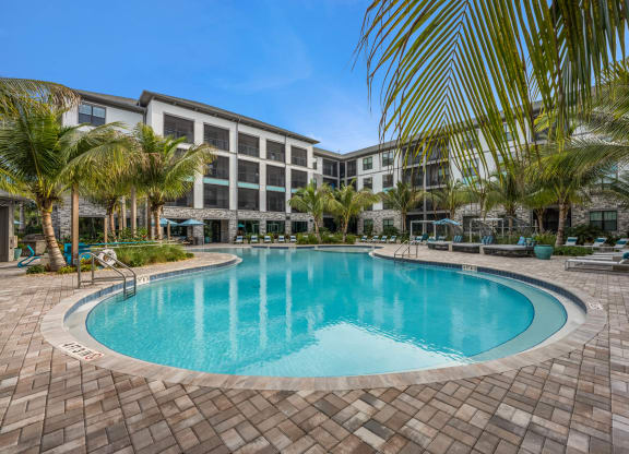 Pool area at AxisOne, Florida, 34994