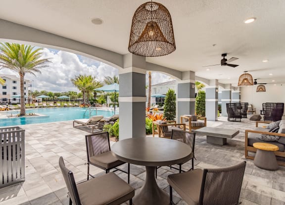 Outdoor Kitchen Tables at Edge75, Florida