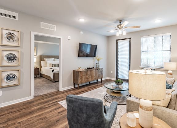 Living Room with Bedroom View at Edge75, 34104