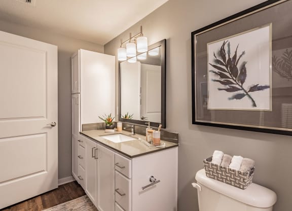Full Bathroom with Vanity at Edge75, Naples