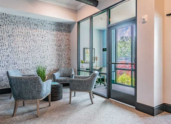 Indoor Lounge Area at AxisOne, Stuart, FL