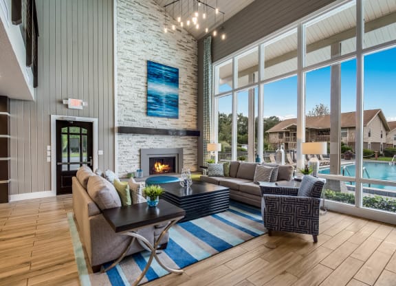 Clubhouse Interior at Sanford Landing Apartments, Sanford