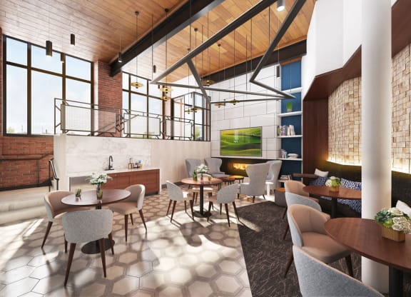 Meeting Area at Riverwalk Apartments, Lawrence, Massachusetts 01843