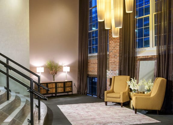 Lobby Foyer at Riverwalk Apartments, 01843