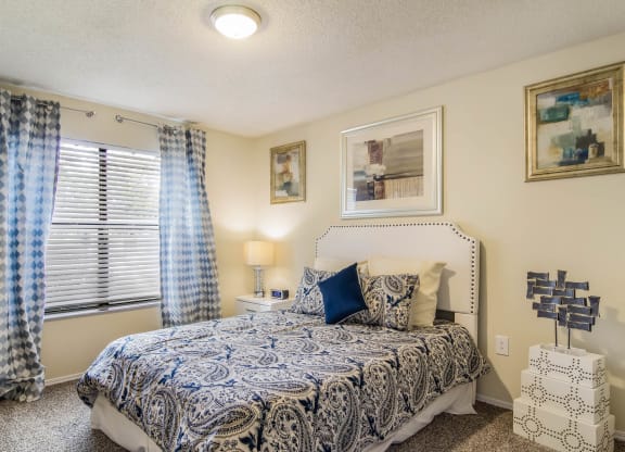 Bedroom at St. Johns Forest Apartments, Jacksonville, FL, 32277