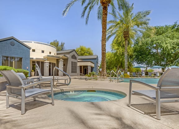 Hot Tub at Sweetwater At Metro North Apartments, Phoenix