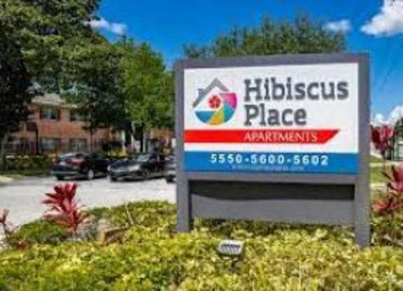 Property Sign  at Hibiscus Place Apartments, Orlando