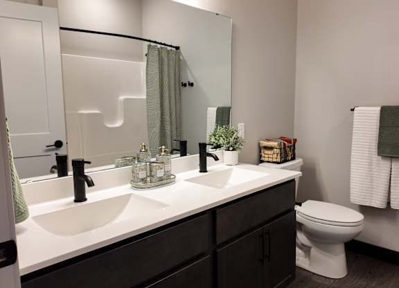 Bathroom with sink and toilet at Artisan, O’Fallon, 62269