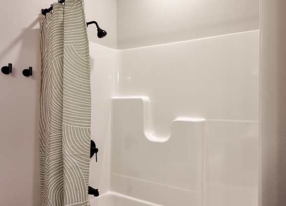 Bathroom with shower at Artisan, O’Fallon, Illinois