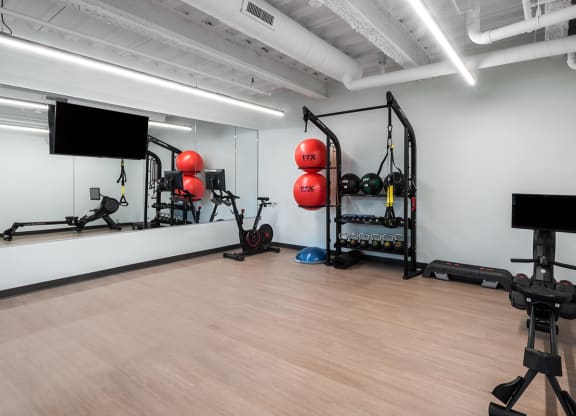  fitness center/multipurpose room at Steelcote Square, St. Louis, MO, 63103