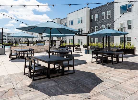 Outdoor Patio And Grill at Mila, Missouri, 63011