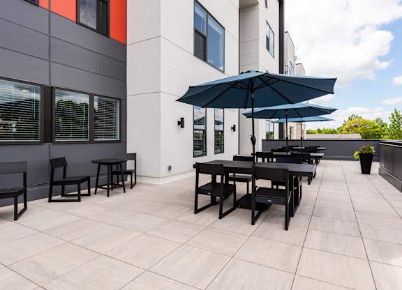 Outdoor Patio at Mila, Missouri