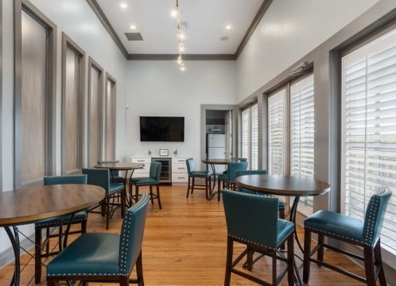 Clubhouse dining area