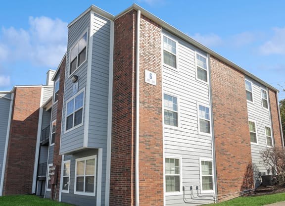 Exterior Community Building and Landscape at Abbington Heights Apartments in Antioch, TN.