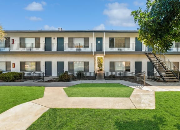 Exterior Shot of Forest Park Apartments in El Cajon, CA.